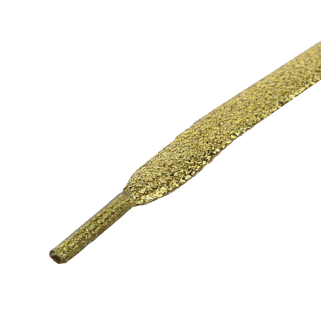 Glitter Metallic Shiny Flat Sneakers Shoelace Strings