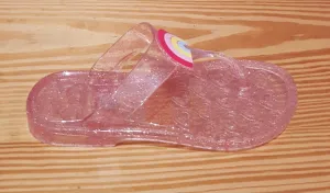 Glitter Rainbow Jelly Sandals