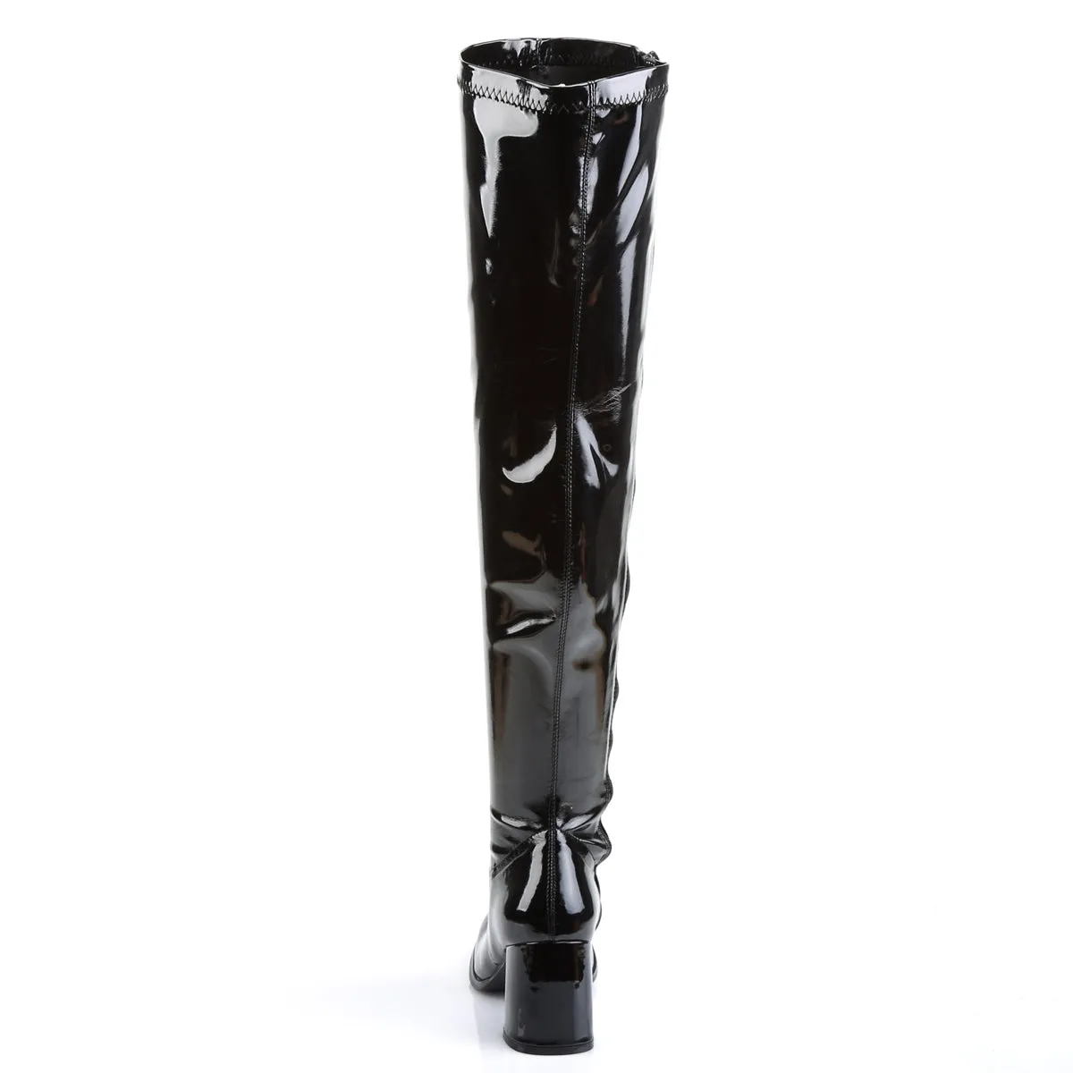 GOGO-3000 Funtasma Black Patent Fancy Dress Women's Boots (Fantasy Footwear)