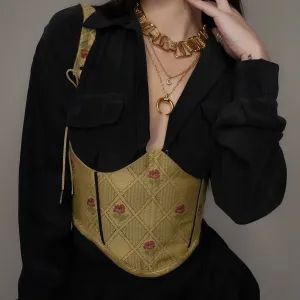 Golden Rose Underbust Corset