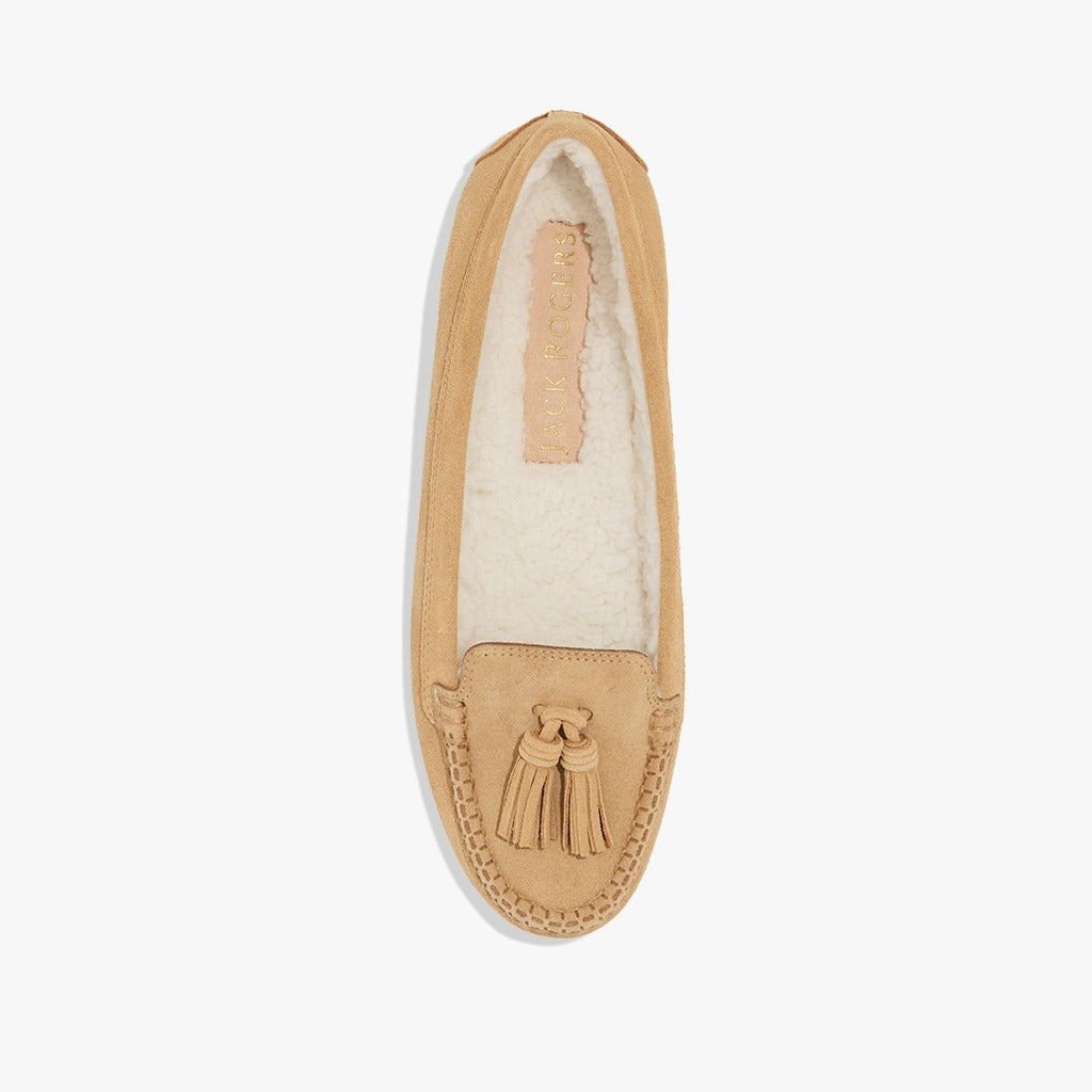 Light Comfort Melnick Suede & Sherpa Tassel Moccasin