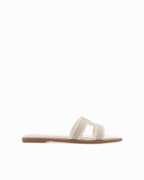 Sandal Insoles Stylish Sandals for Men GORDY - CREAM LINEN-CREAM
