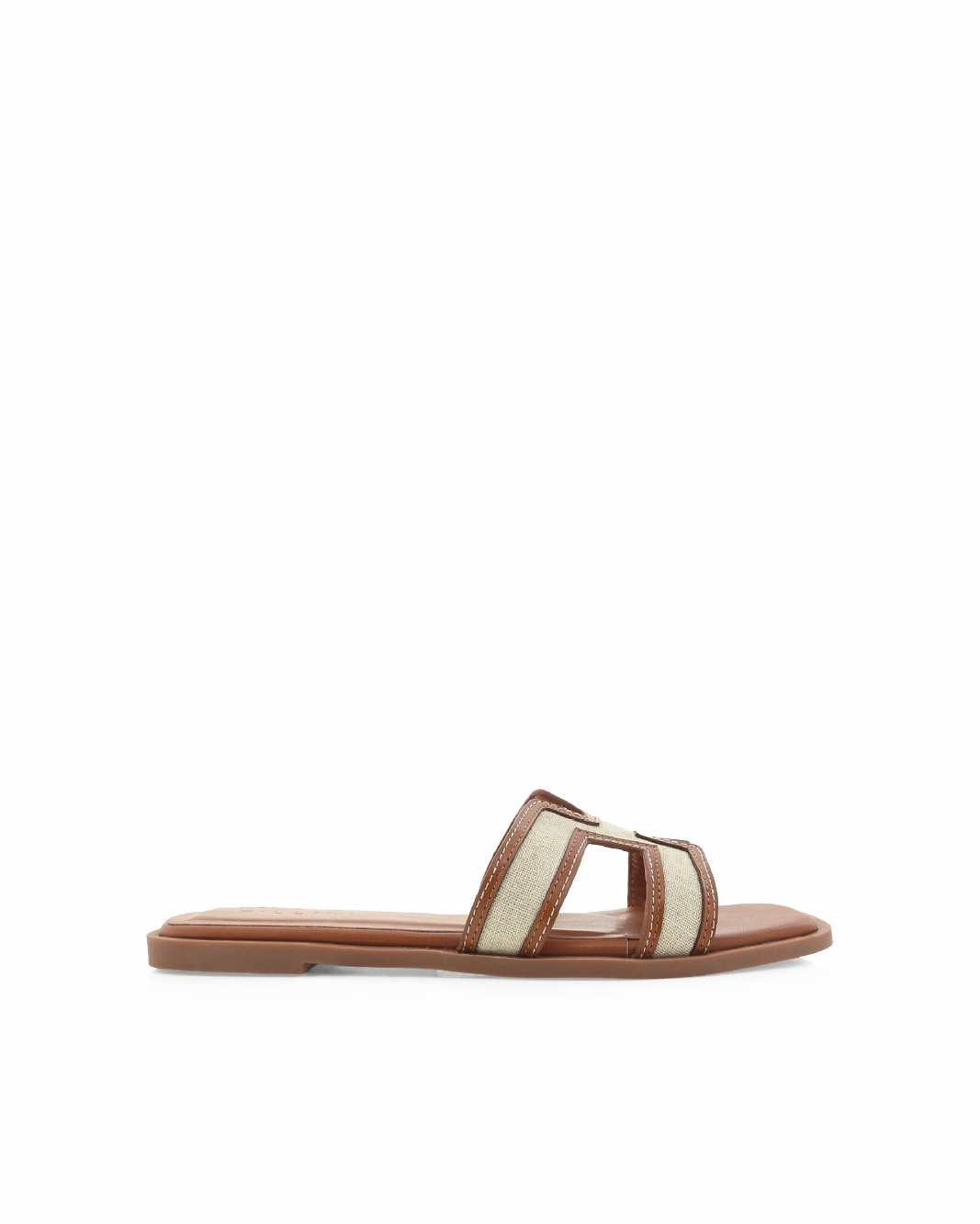 Stylish Outdoor Sandals Mood Boost GORDY WIDE FIT - NATURAL LINEN-TAN