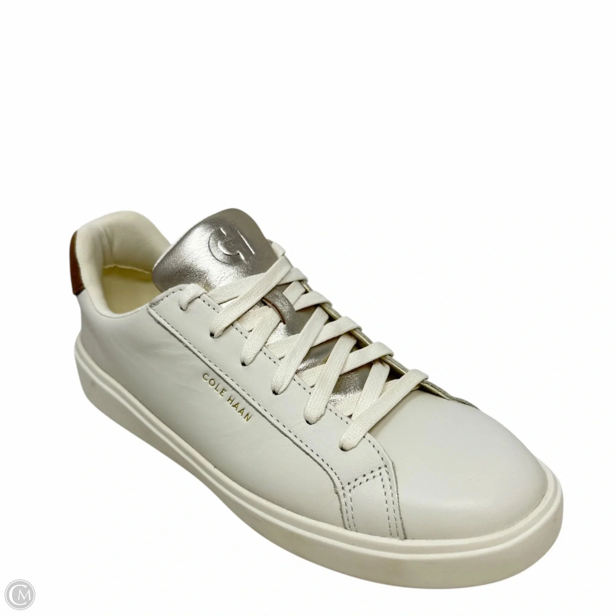Basic Neutral Grand Crosscourt Joy Platform Sneakers  By Cole-haan In Animal Print, Size: 9.5