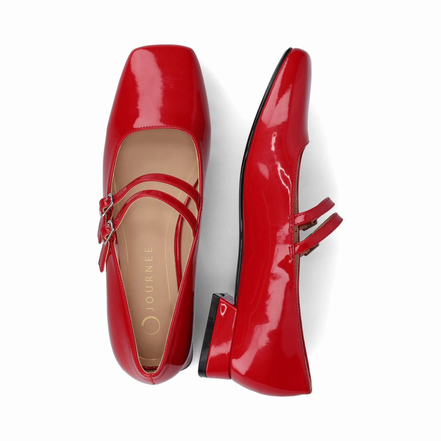 GREDAH MARY JANE DRESS FLATS IN WIDE Slip-On Shoes Bold Breeze