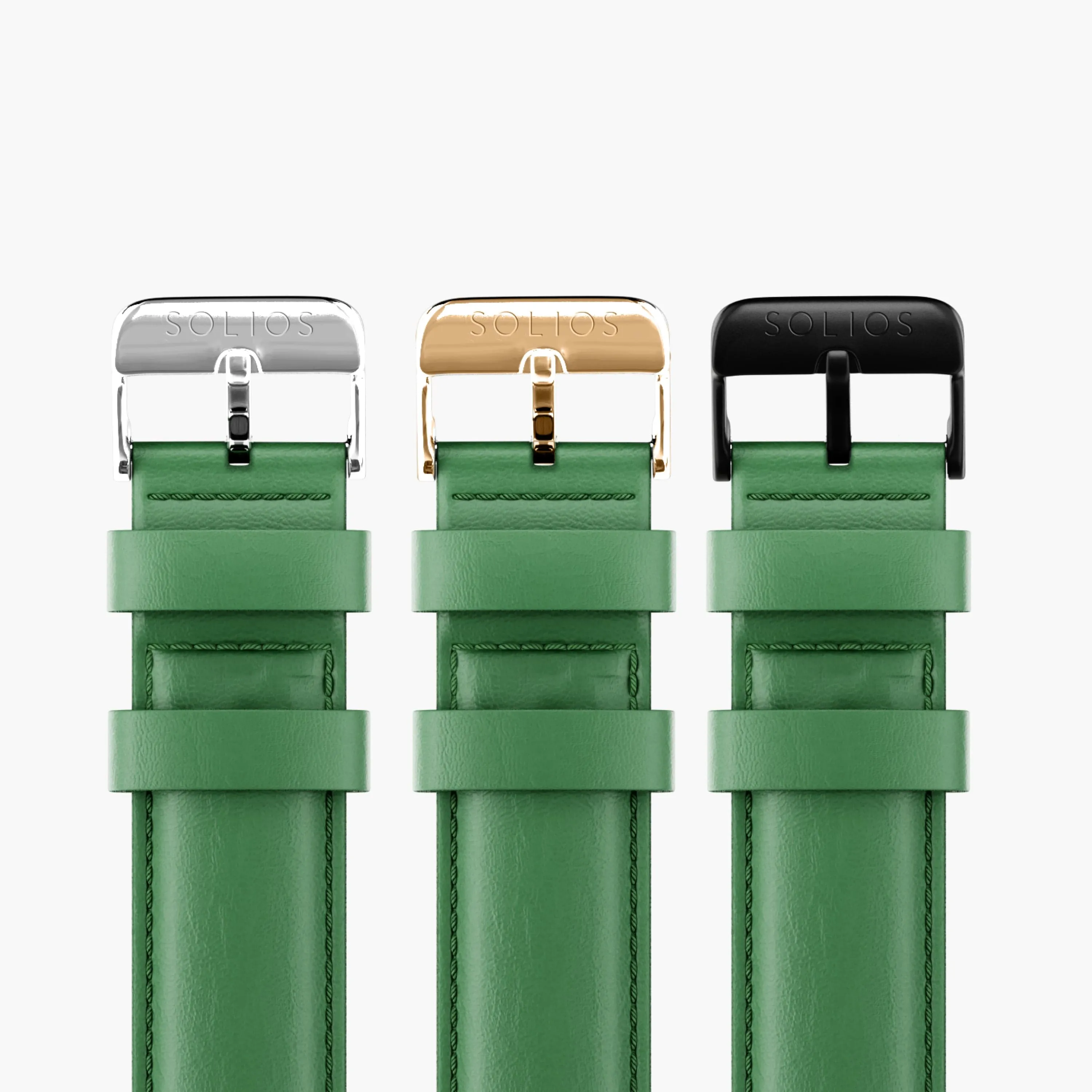 Green Eco Vegan Leather Strap