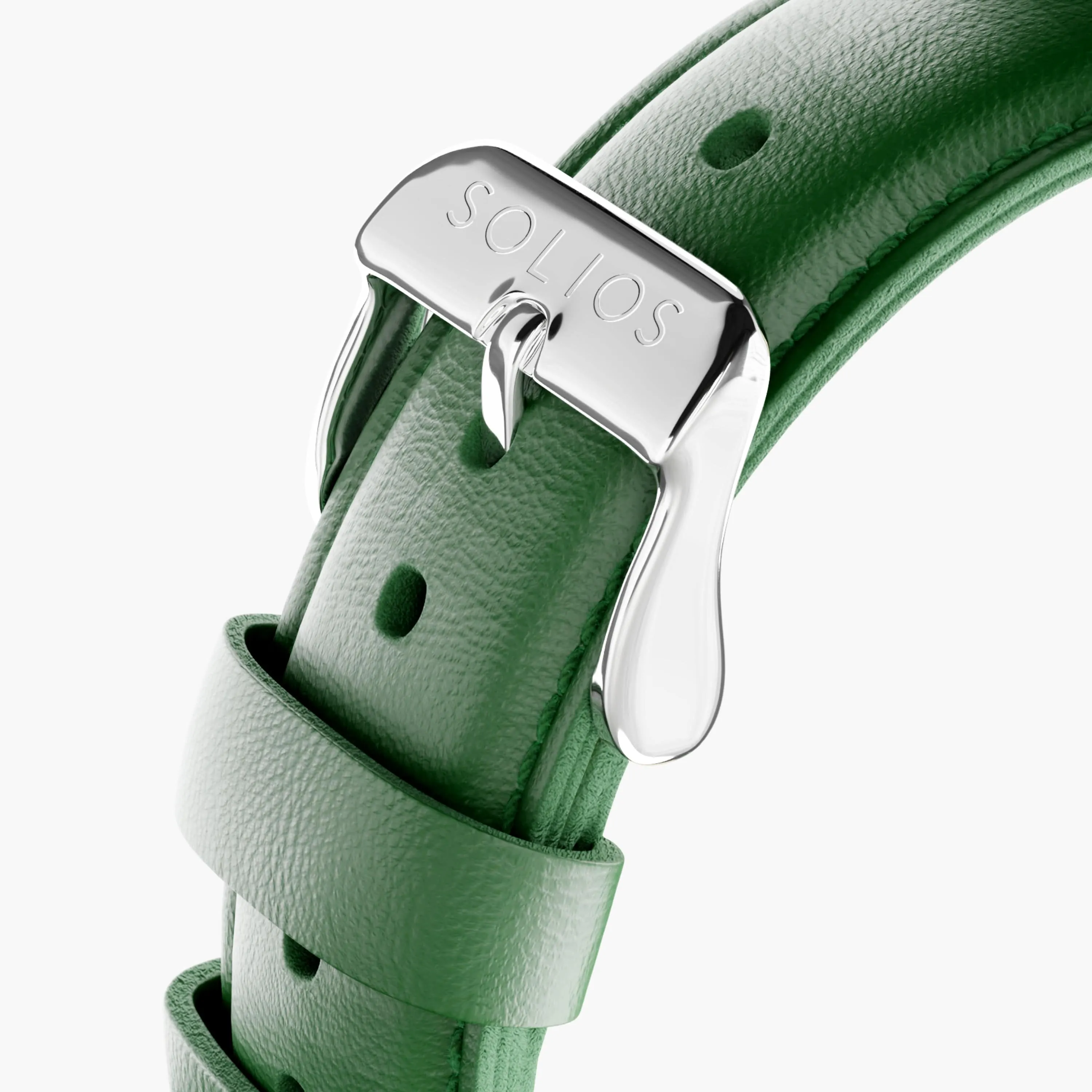 Green Eco Vegan Leather Strap