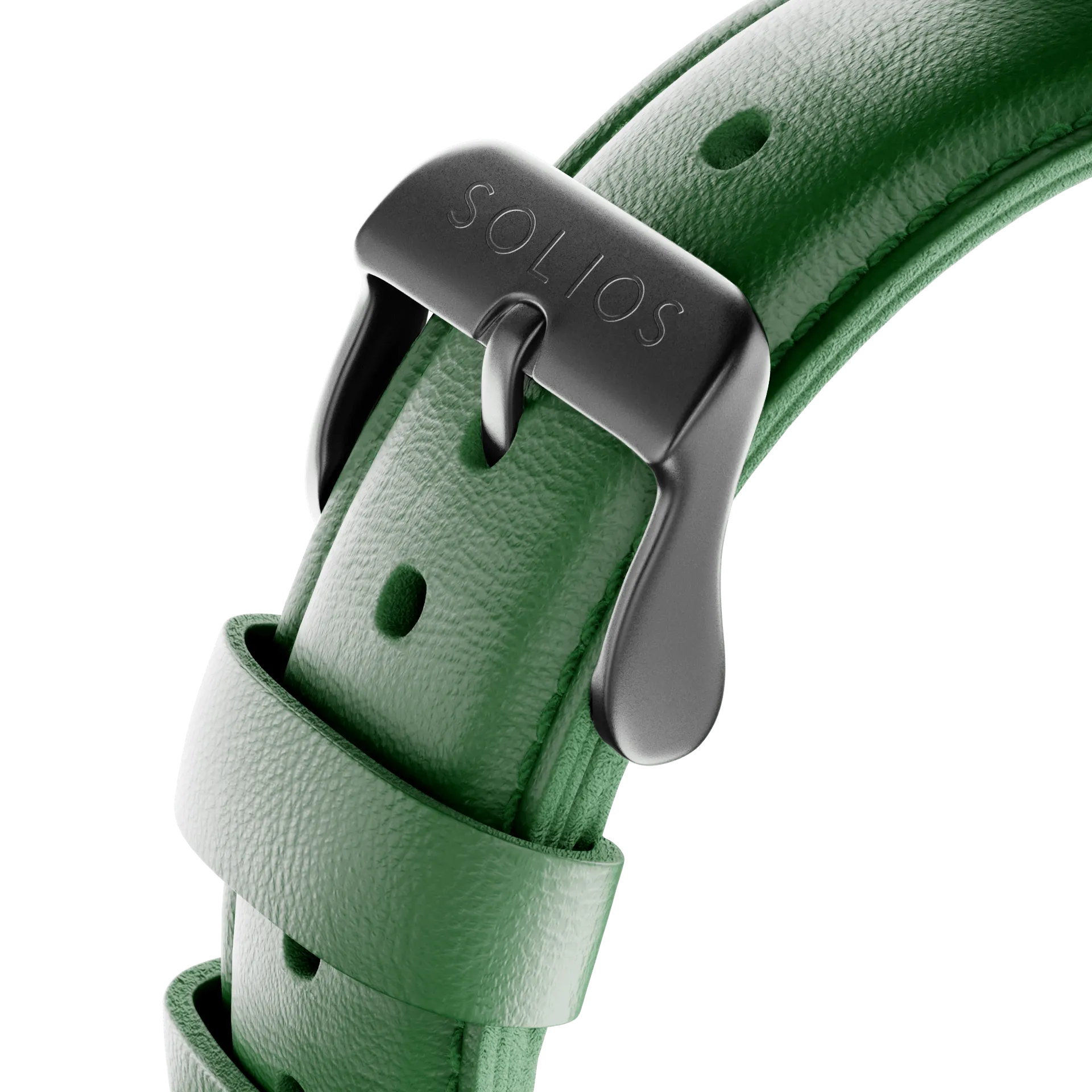 Green Eco Vegan Leather Strap