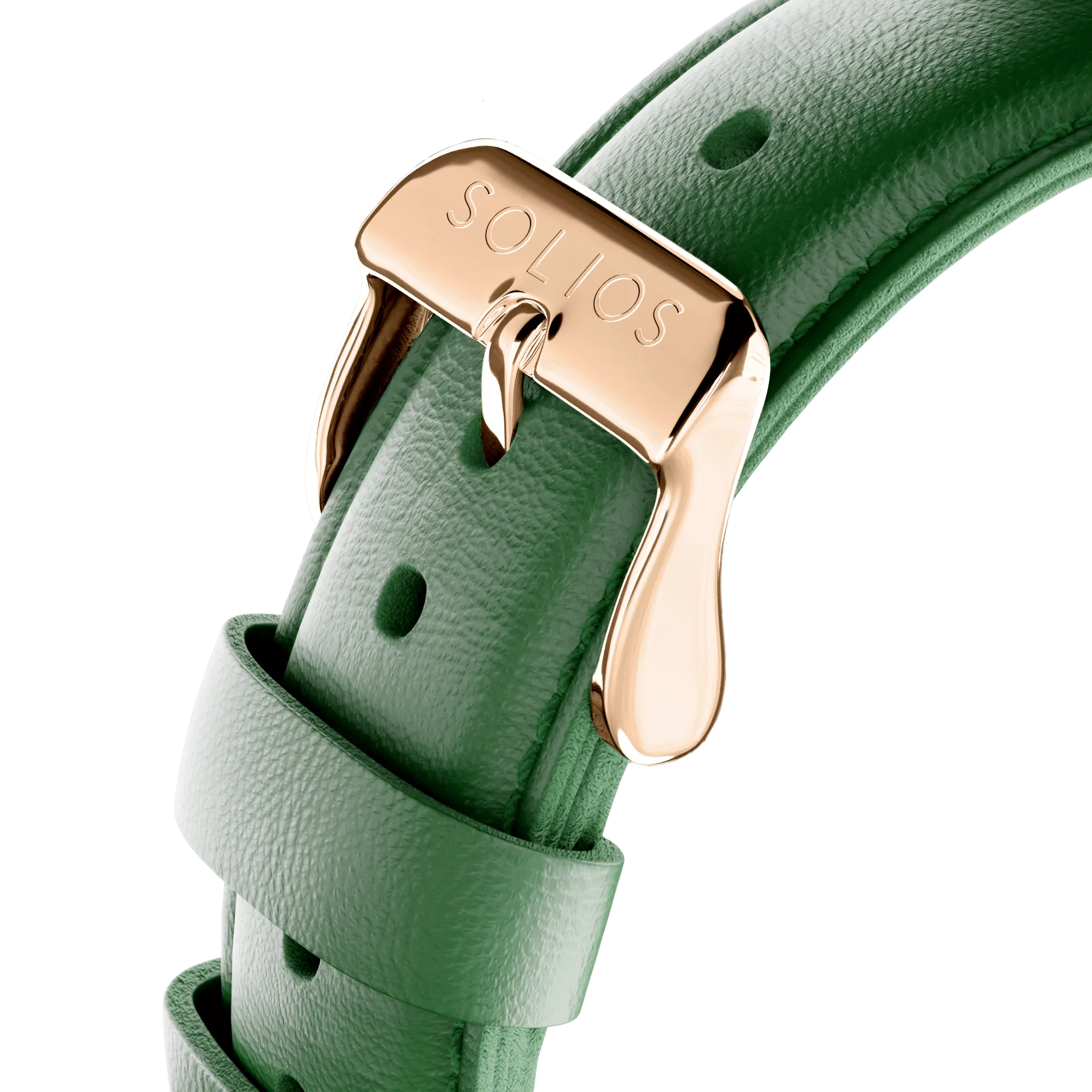 Green Eco Vegan Leather Strap