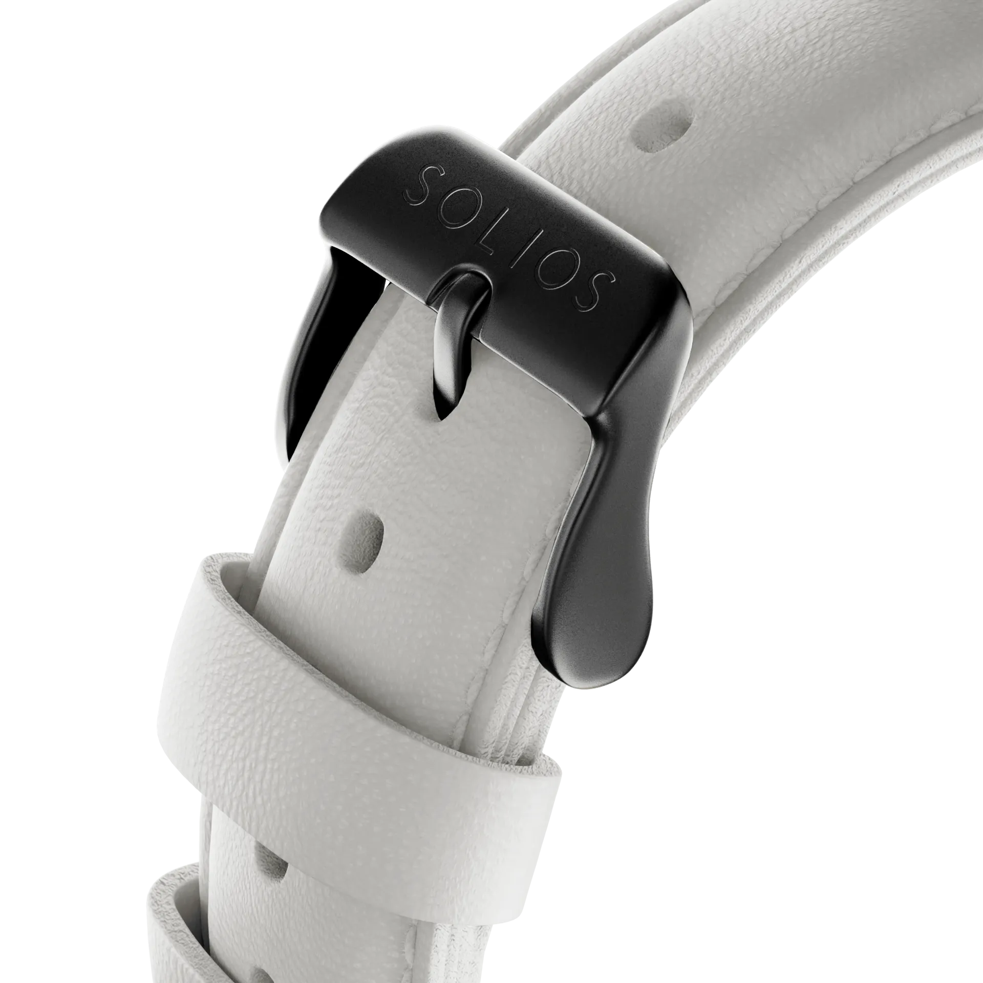 Grey Eco Vegan Leather Strap
