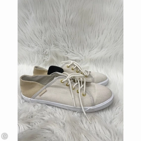 Shoes Sneakers By Tommy Hilfiger In Tan & White, Size: 8.5 Light Weight
