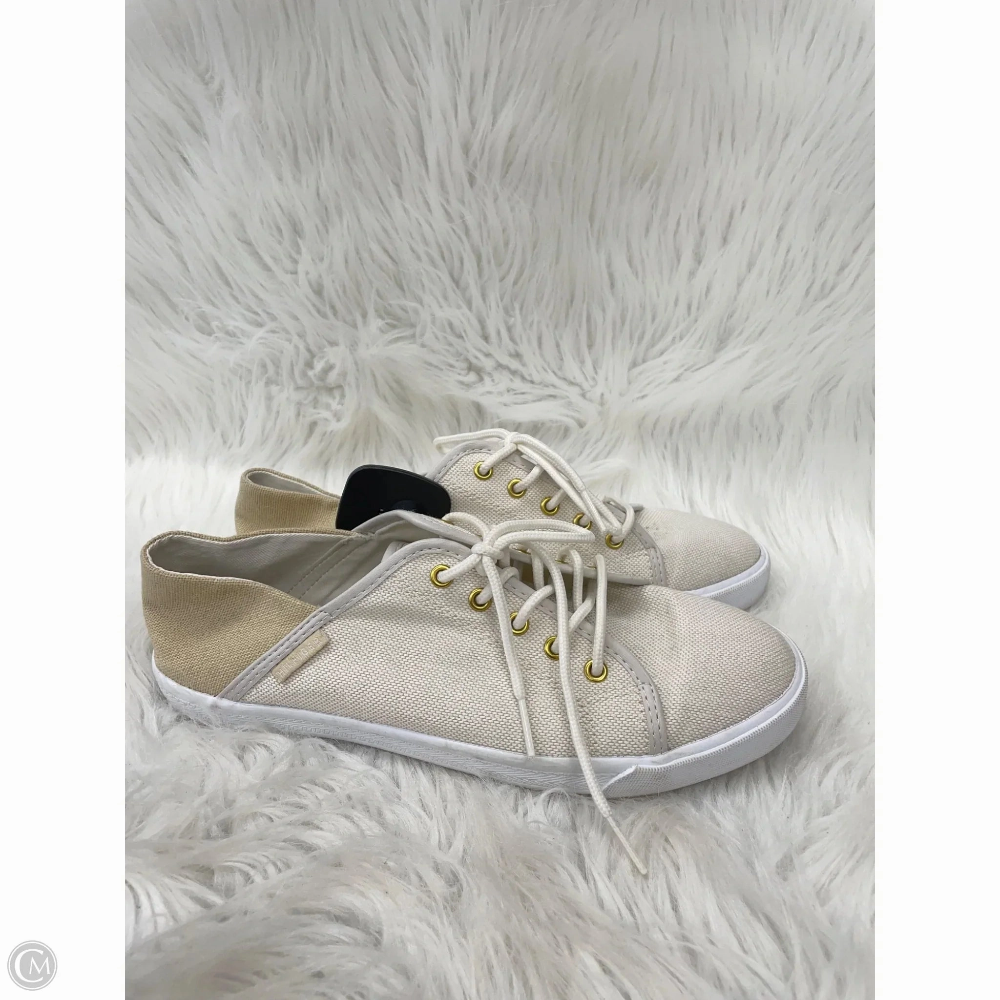 Shoes Sneakers By Tommy Hilfiger In Tan & White, Size: 8.5 Light Weight