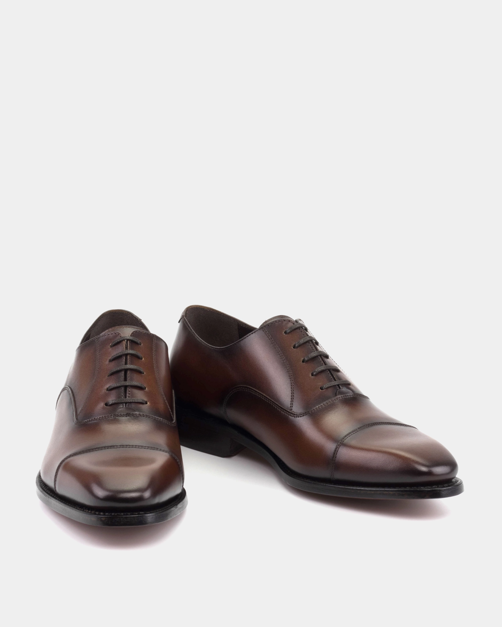 Ashford Brown Cap Toe Oxford with Half-Rubber Soles - 722 formal events