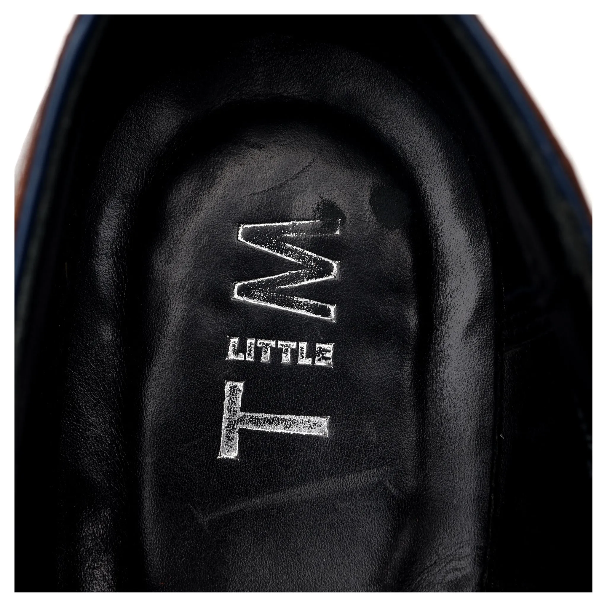'Groundhog Blues' Dark Brown Leather Triple Monk Strap UK 8.5 F