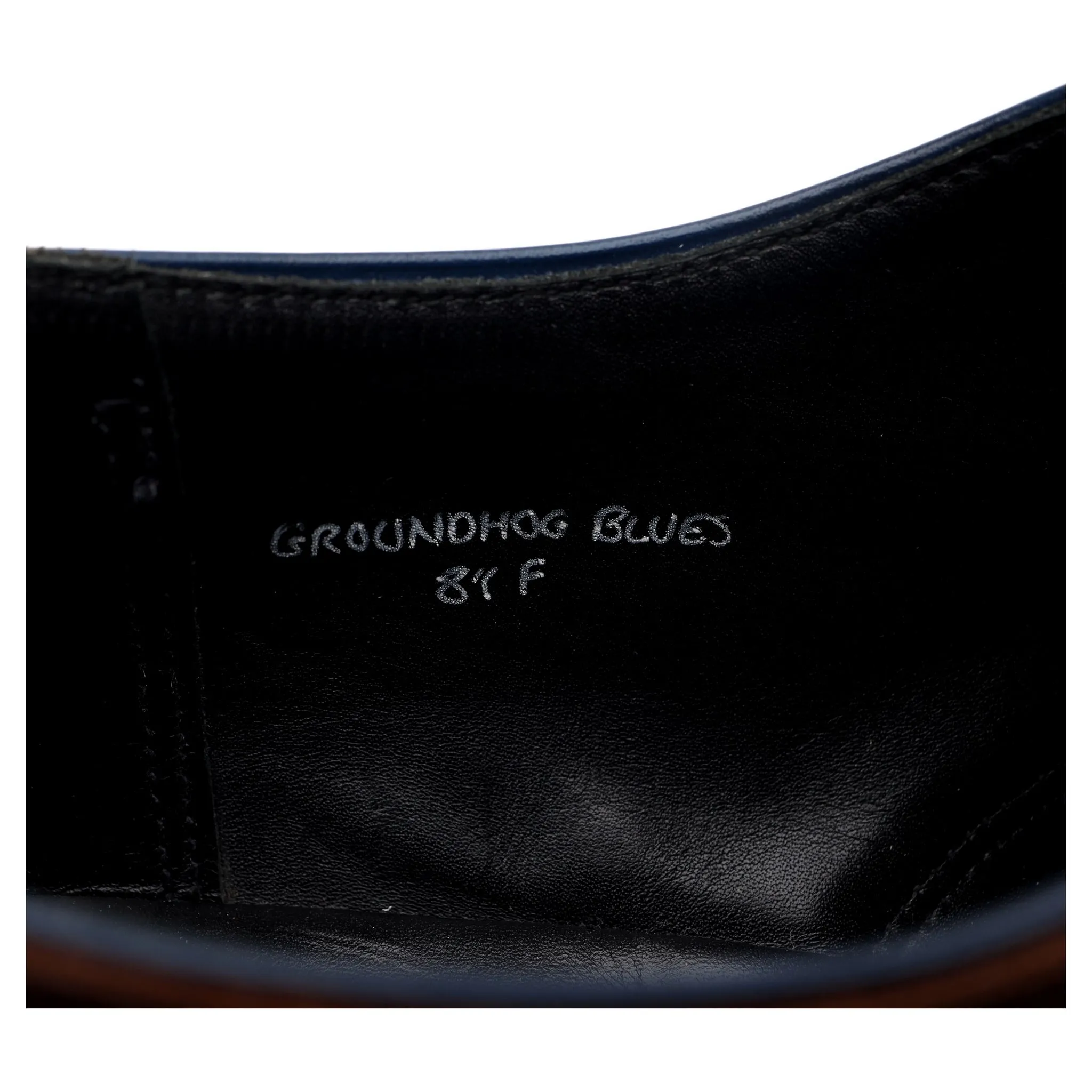 'Groundhog Blues' Dark Brown Leather Triple Monk Strap UK 8.5 F