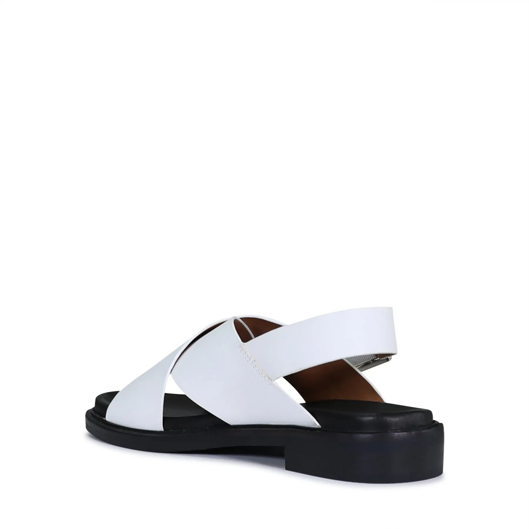 GRUNGE SLING-BACK LEATHER SANDALS