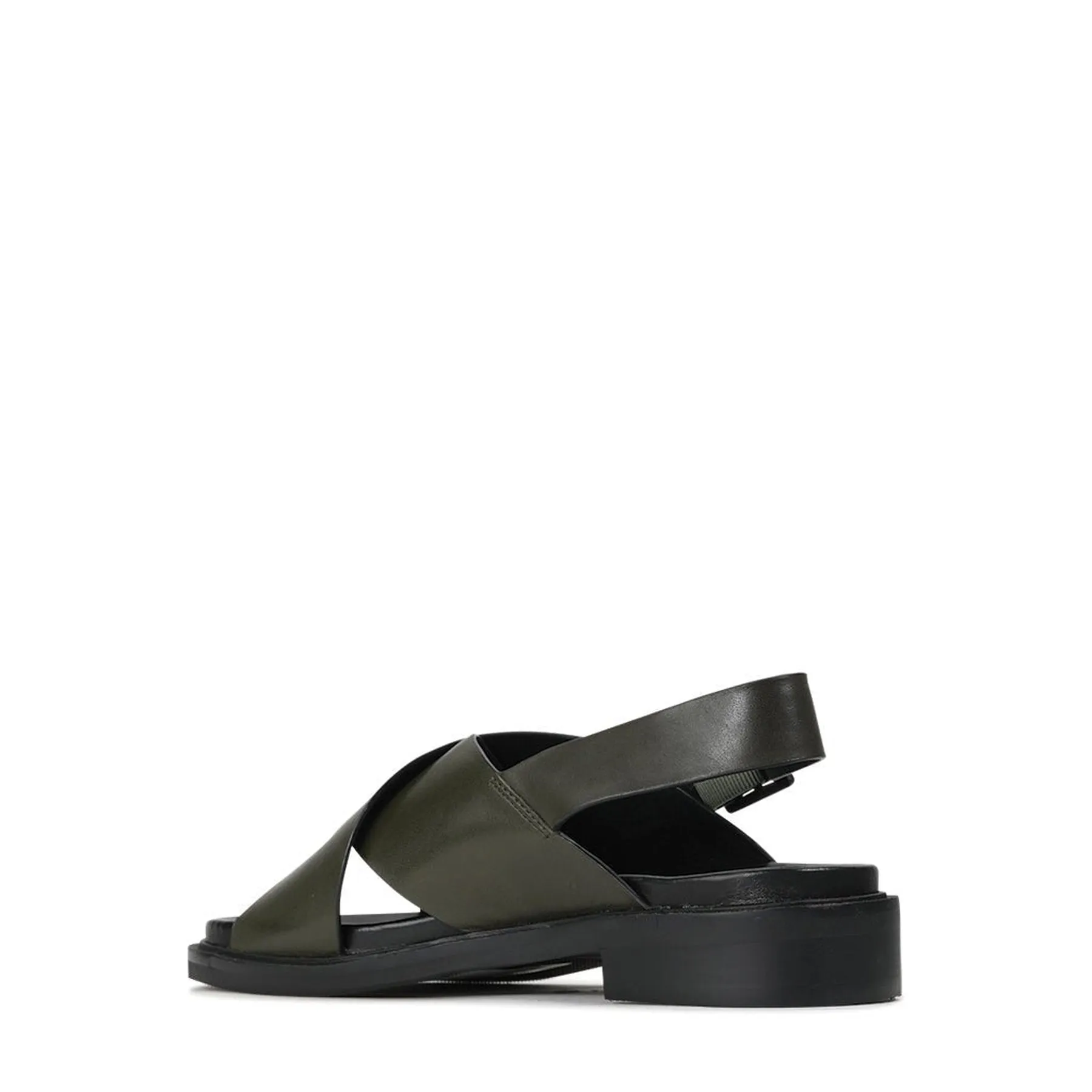 GRUNGE SLING-BACK LEATHER SANDALS