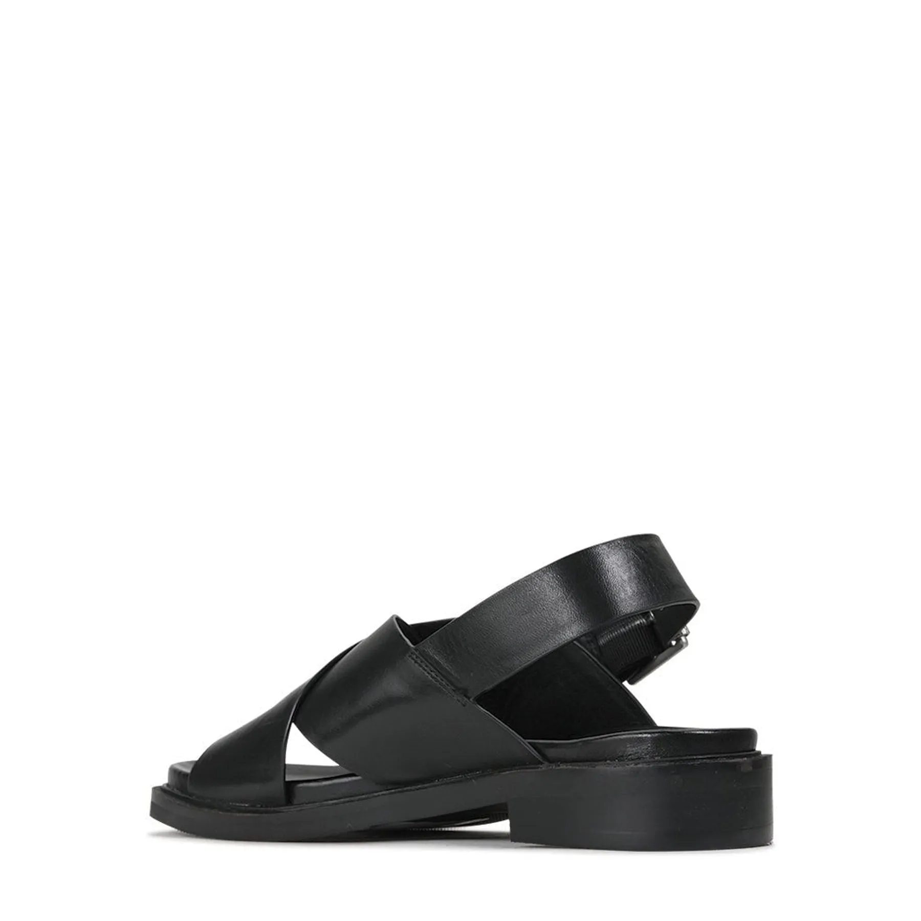 GRUNGE SLING-BACK LEATHER SANDALS