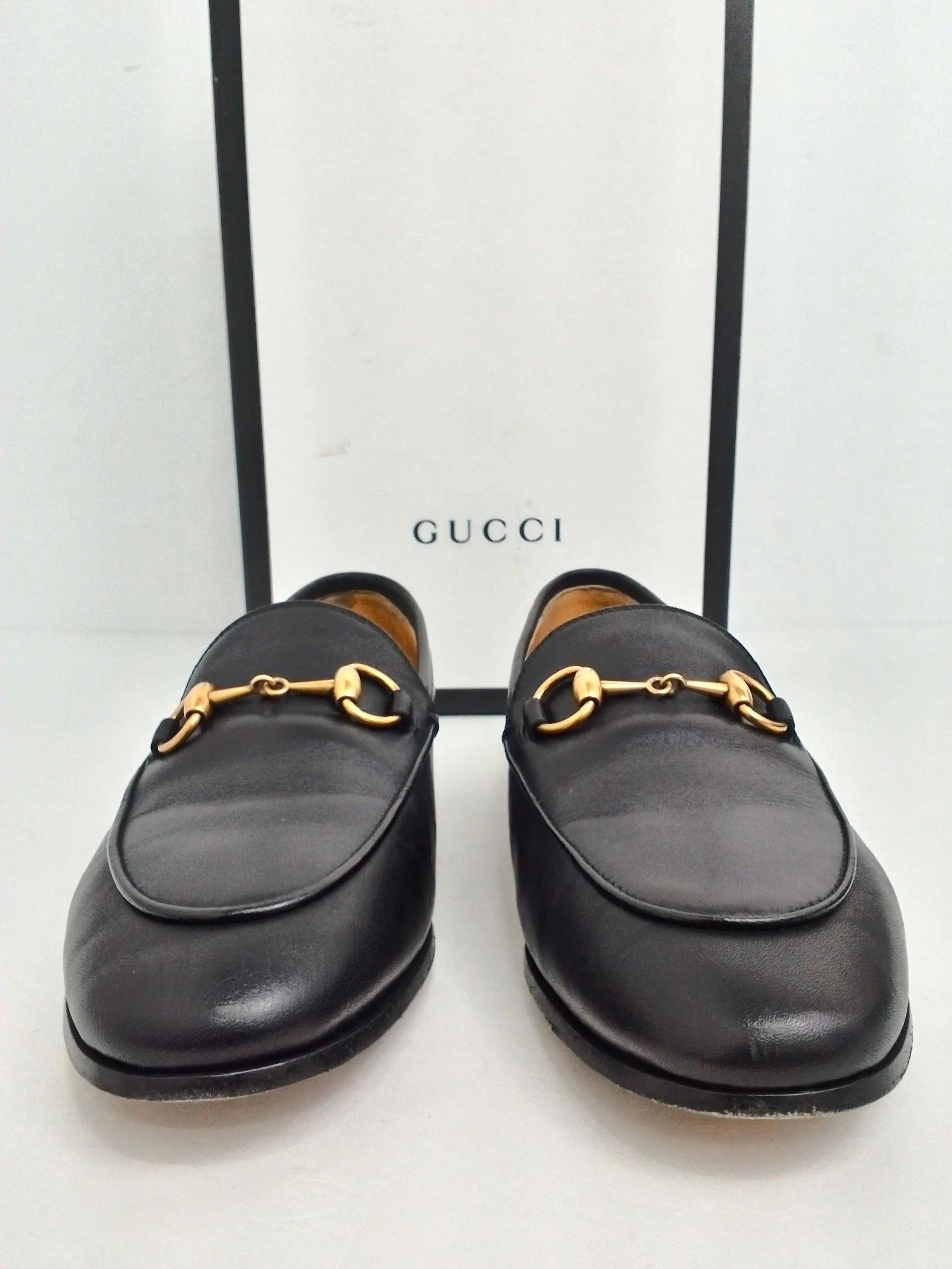 Gucci Women's Betis Glamour Black Flats Size 34.5