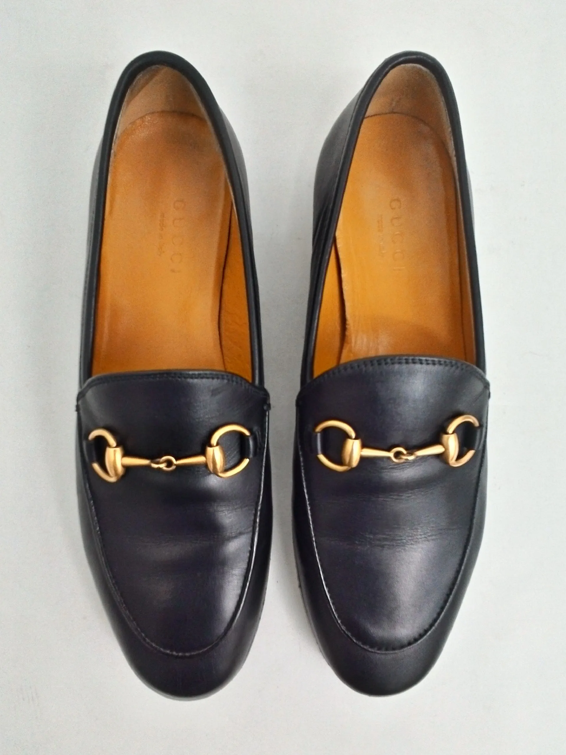 Gucci Women's Betis Glamour Black Flats Size 34.5