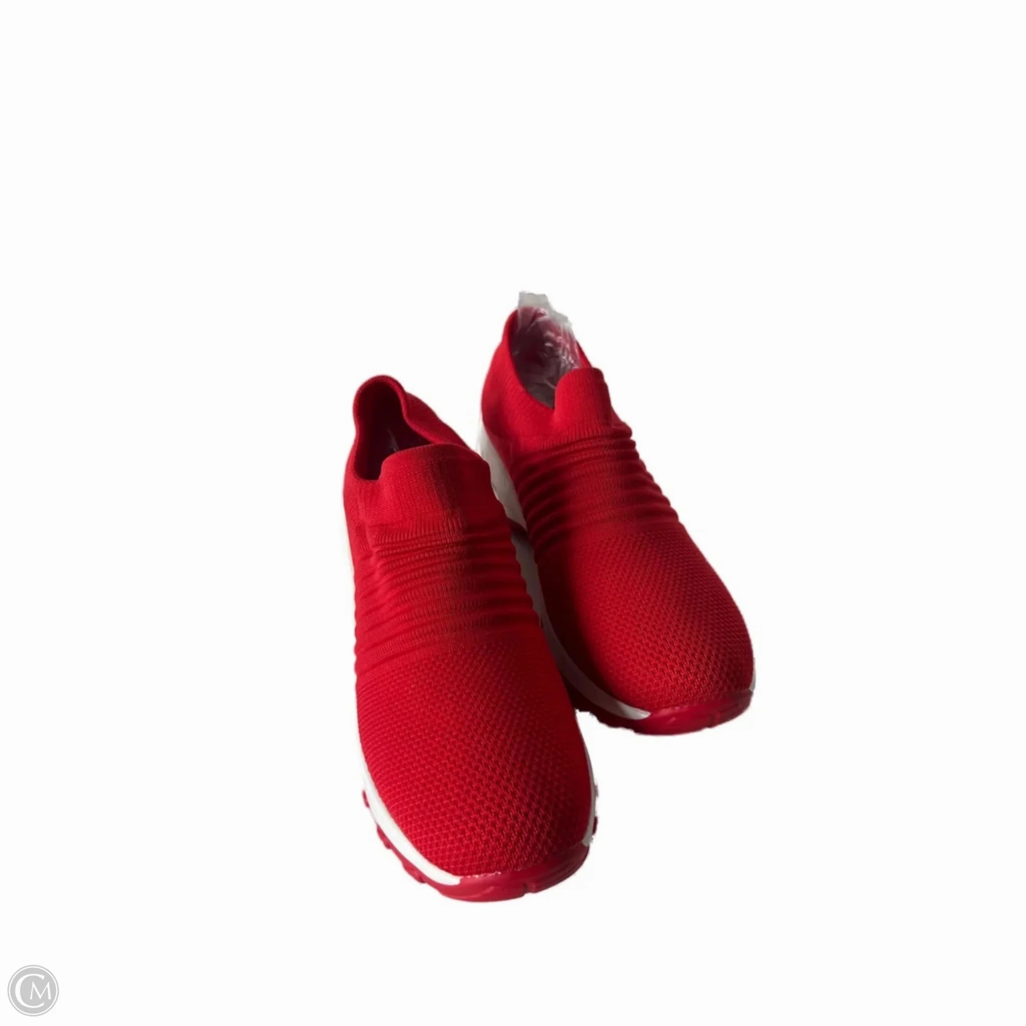 High Top Style Comfortable Footwear Technology Shoes Sneakers By Cme In Red, Size: 8.5