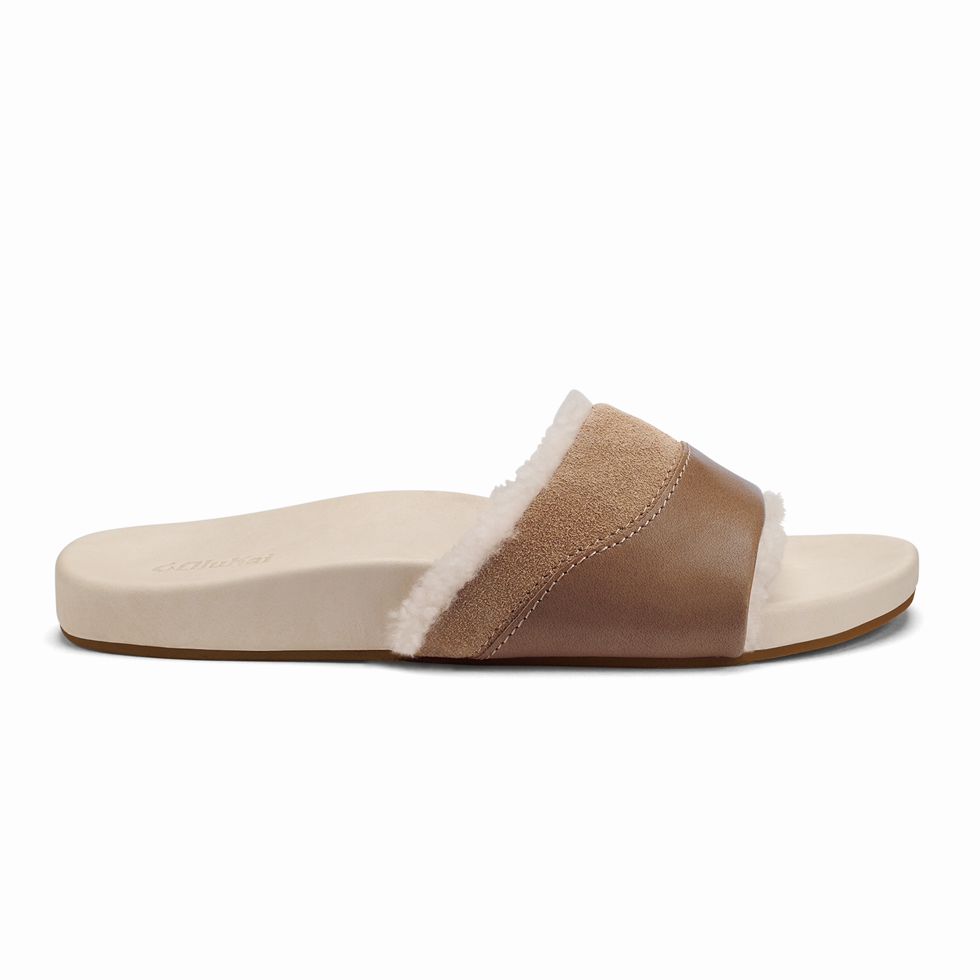 Street Casual Stiletto Heel H????ala Slide - Tan / Puka