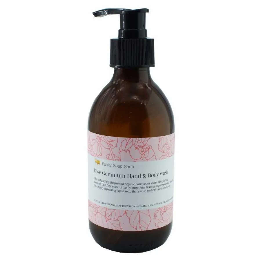 Hand & Body Wash - Rose Geranium