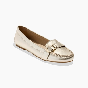 Boat Mood Hanover Leather Hardware Flat Moccasin