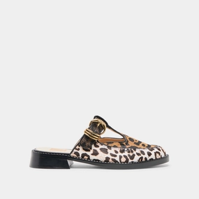 Deck Glow HARLAH FLATS LEOPARD MULTI CALF HAIR
