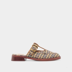 HARLAH FLATS YELLOW PLAID TWEED Everyday Footwear