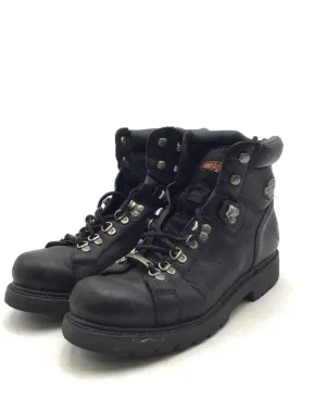 Harley-Davidson Men's Dipstick 91610 Black Leather Motorcycle Boots - Size 10.5