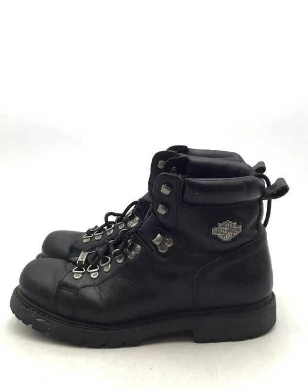 Harley-Davidson Men's Dipstick 91610 Black Leather Motorcycle Boots - Size 10.5