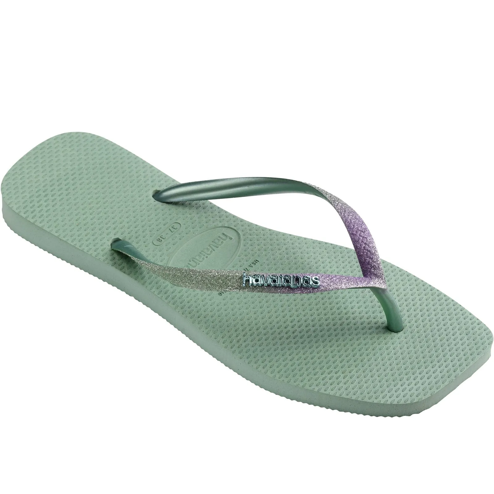 Havaianas Square Glitter Flip Flops