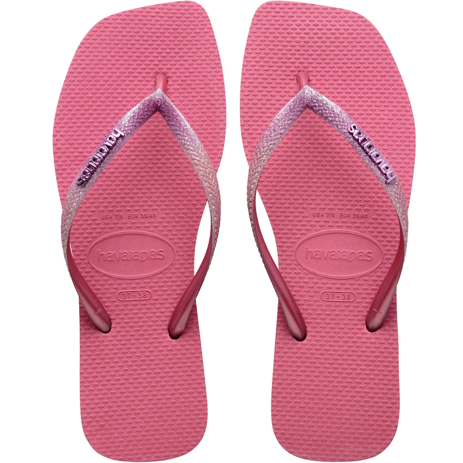Havaianas Square Glitter Flip Flops