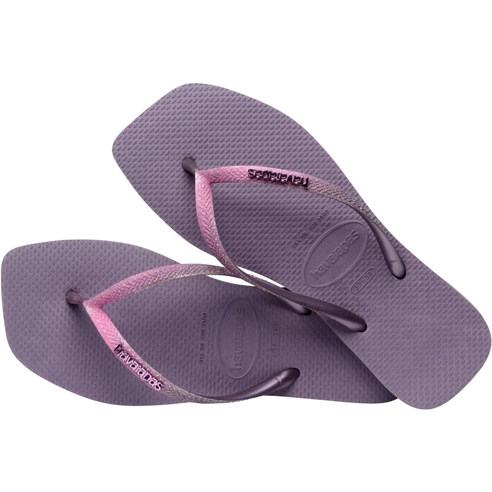 Havaianas Square Glitter Flip Flops