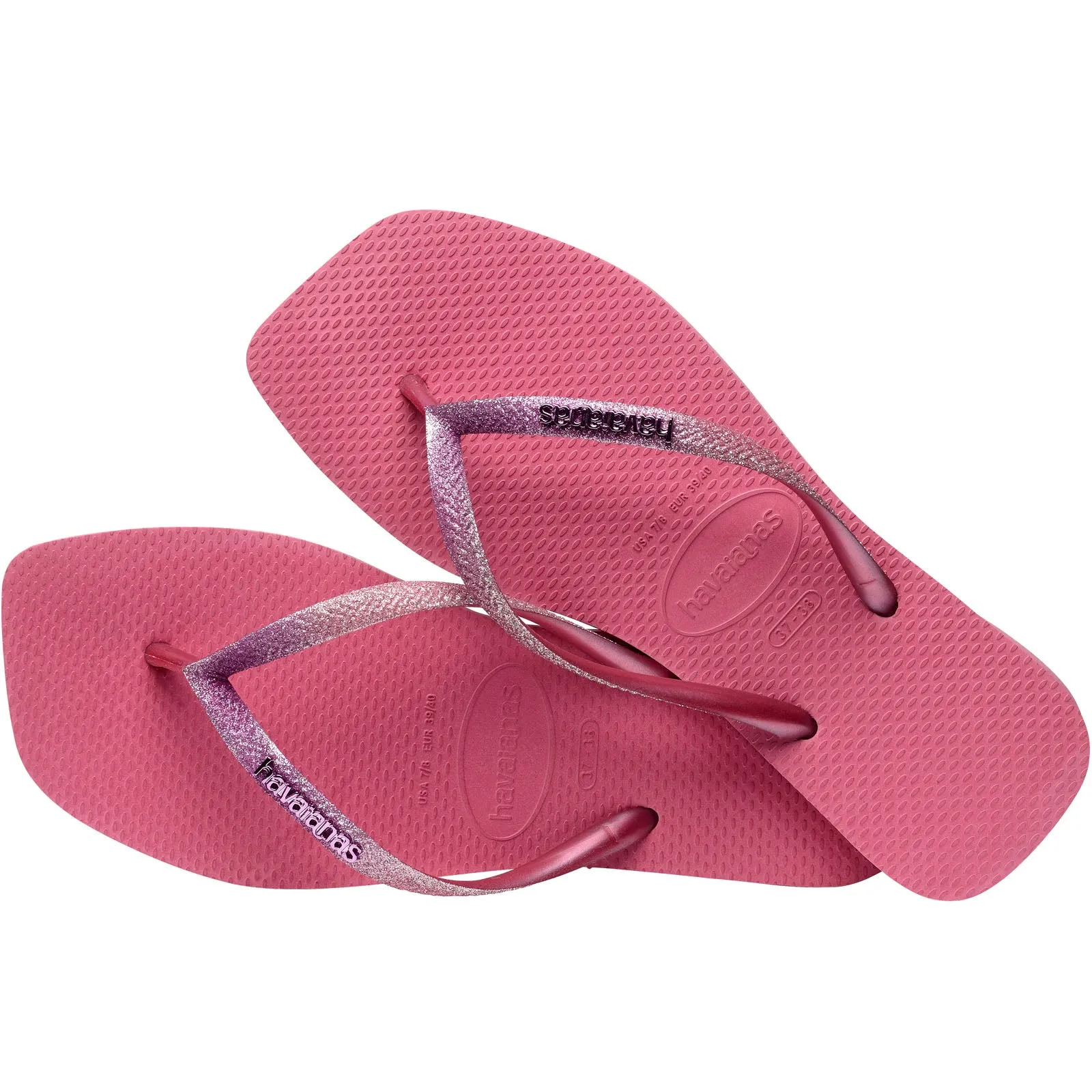 Havaianas Square Glitter Flip Flops