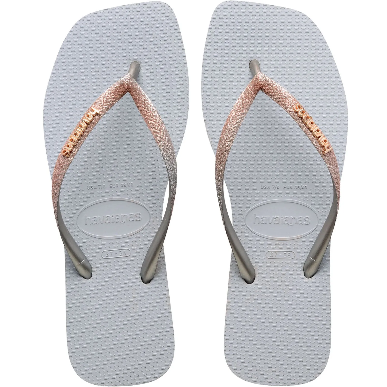 Havaianas Square Glitter Flip Flops