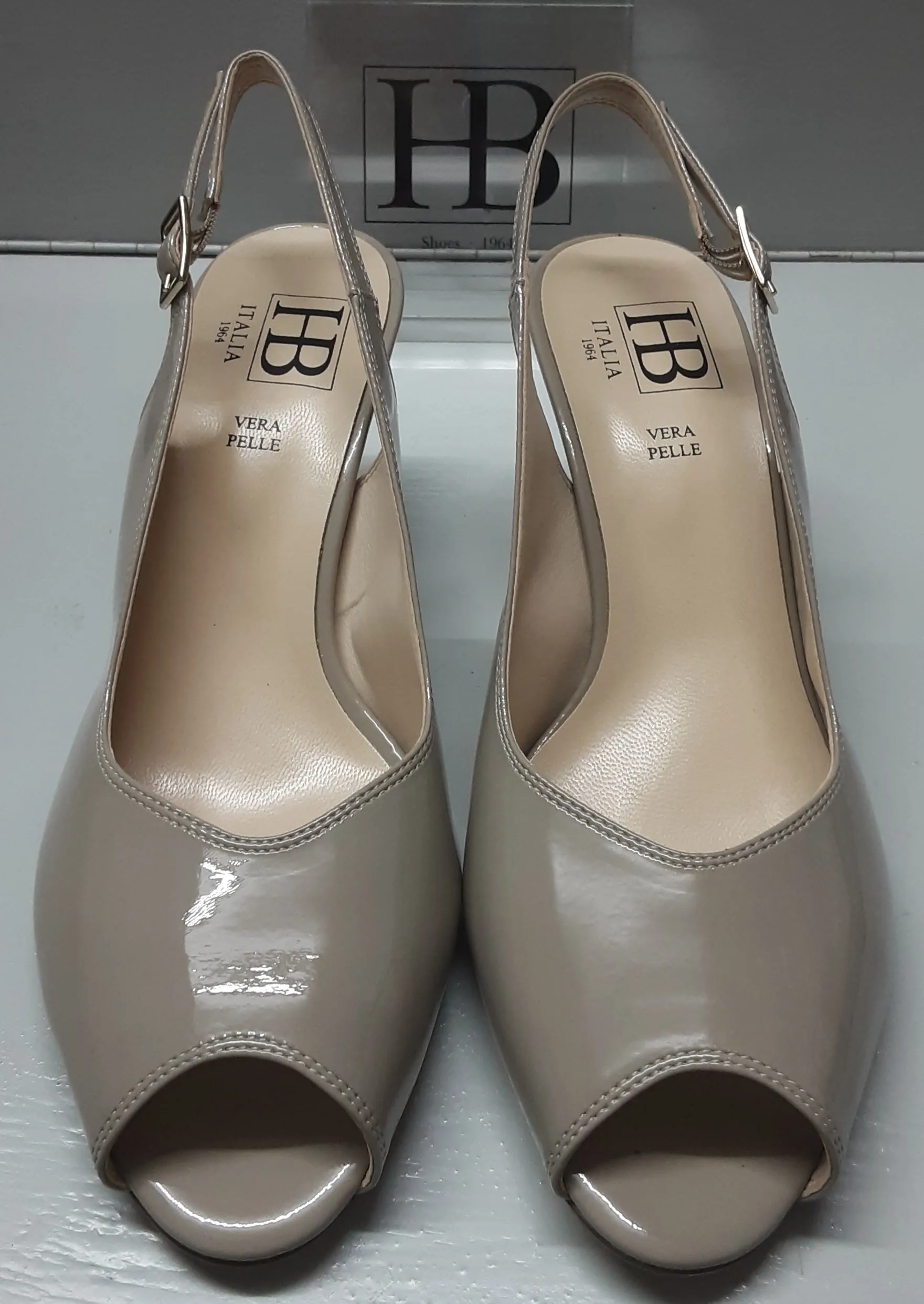 HB Italia - B272 SHOE/SANDAL - Beige Patent