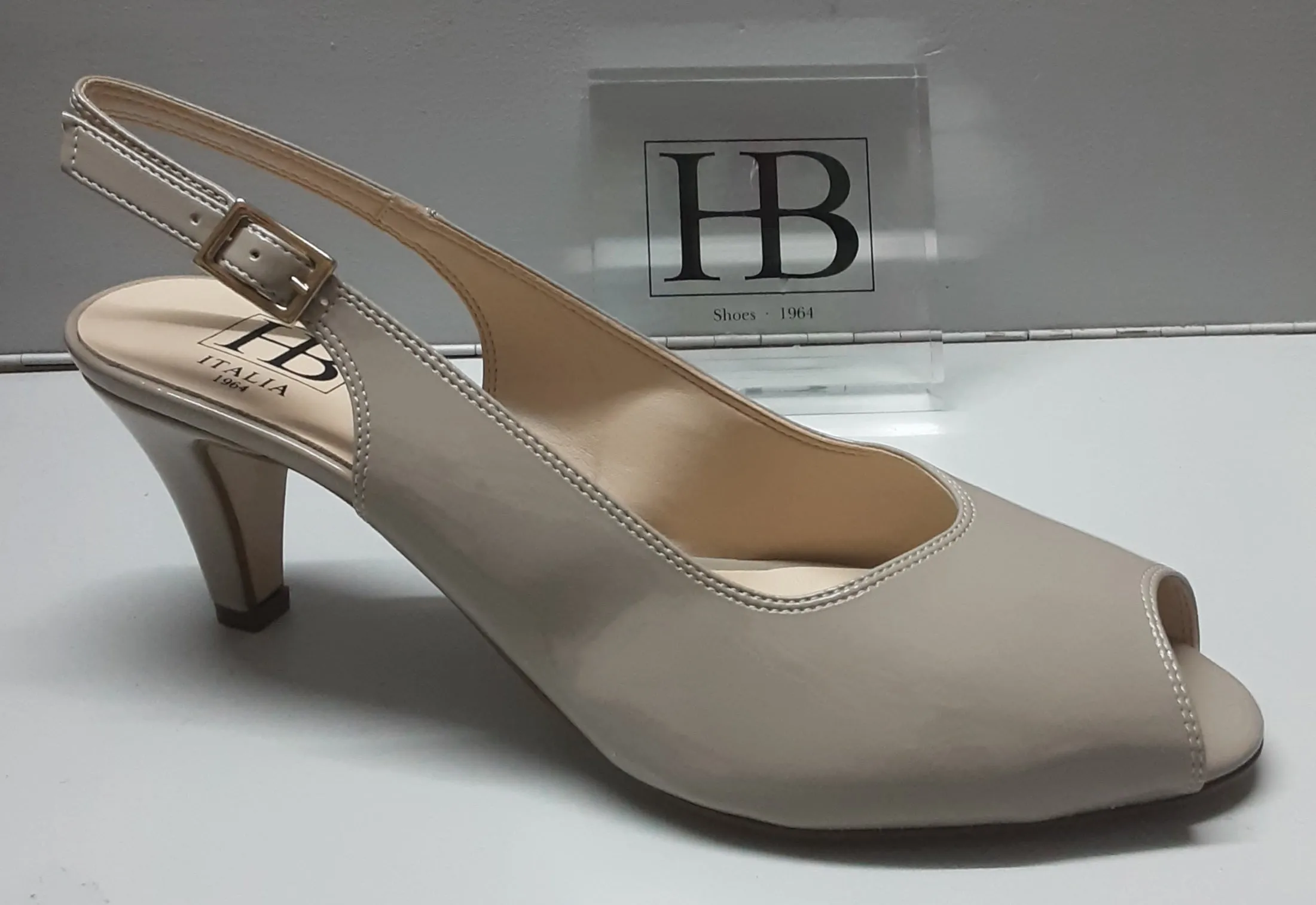 HB Italia - B272 SHOE/SANDAL - Beige Patent