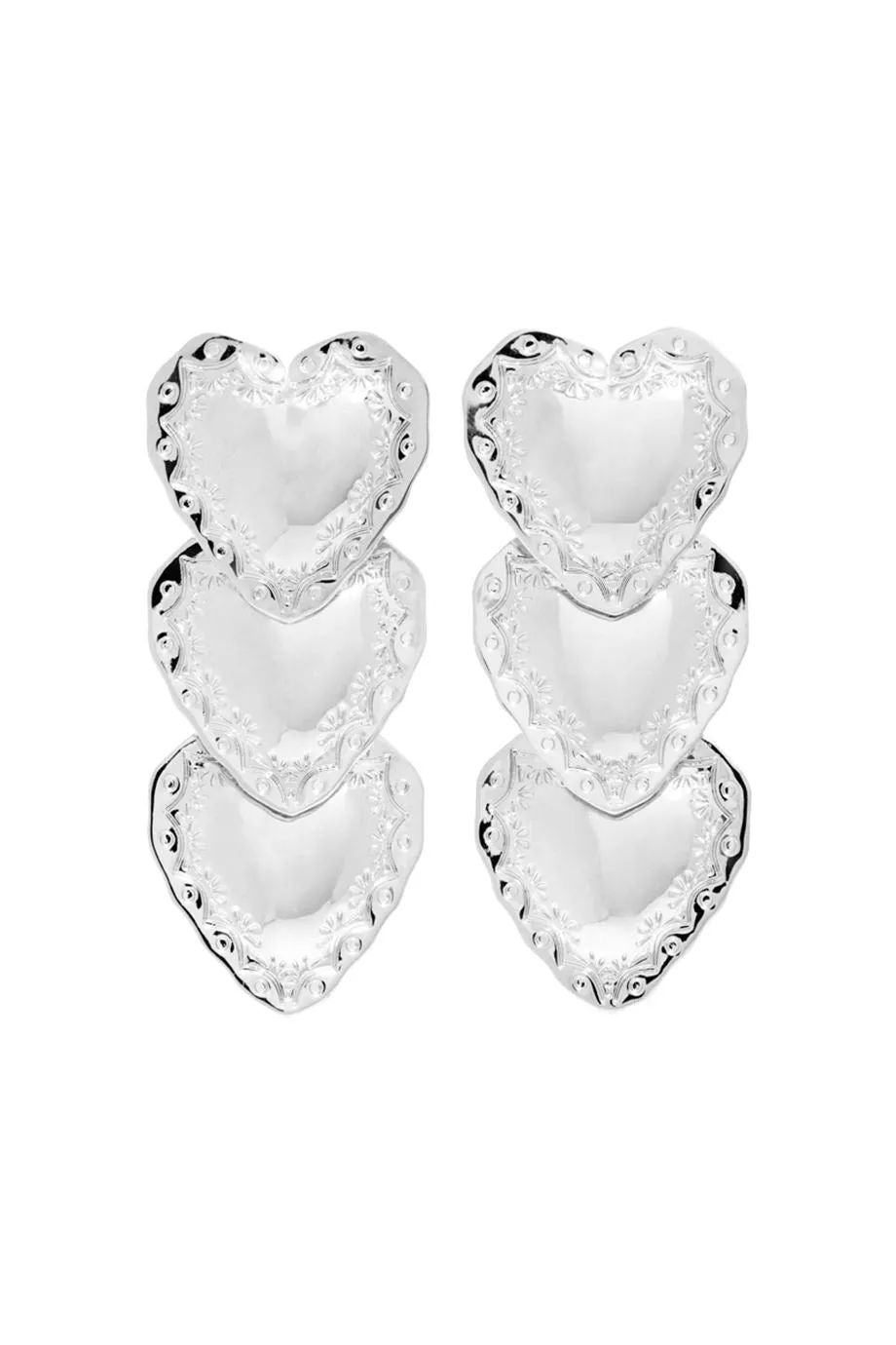 Heart Drop Earrings