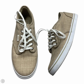 Shoes Sneakers By Vans In Tan & White, Size: 8 Gusseted Tongue
