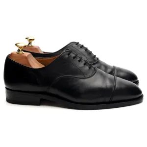 'Henley' Black Leather Oxford UK 8.5