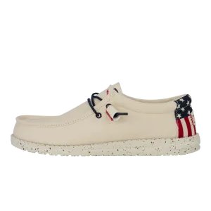 Hey Dude: Wally Americana - Off White Patriotic
