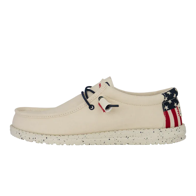 Hey Dude: Wally Americana - Off White Patriotic