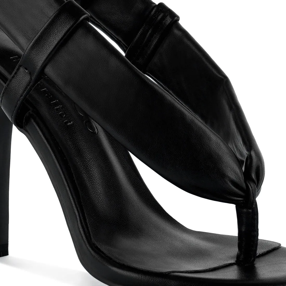 High Heeled Thong Sandals