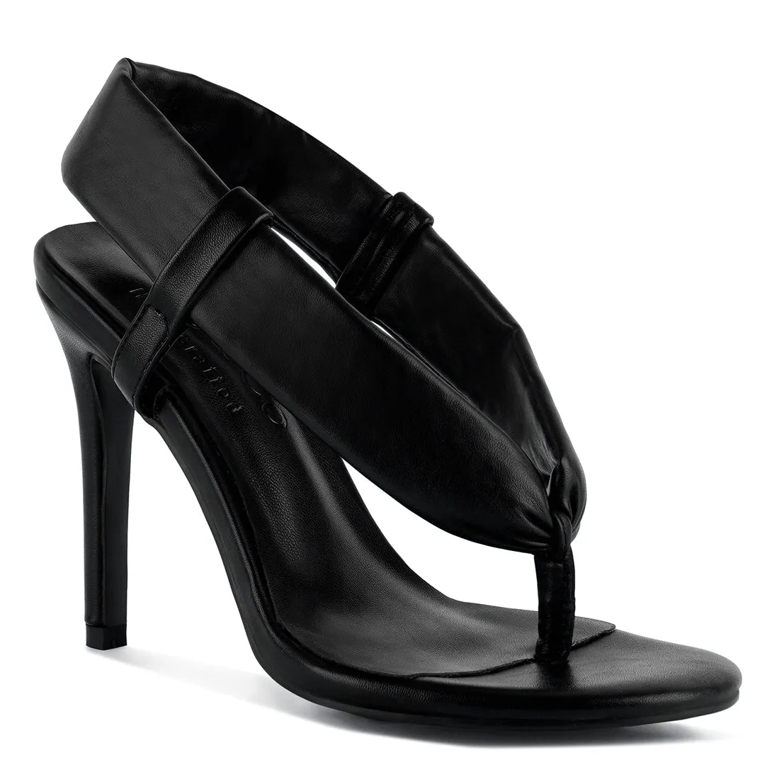 High Heeled Thong Sandals