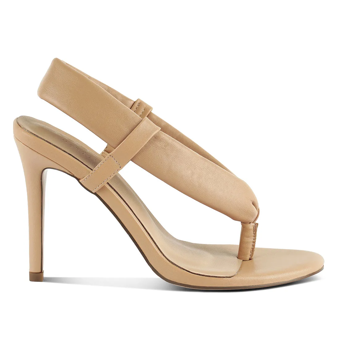 High Heeled Thong Sandals