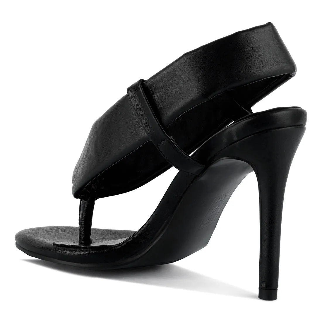 High Heeled Thong Sandals