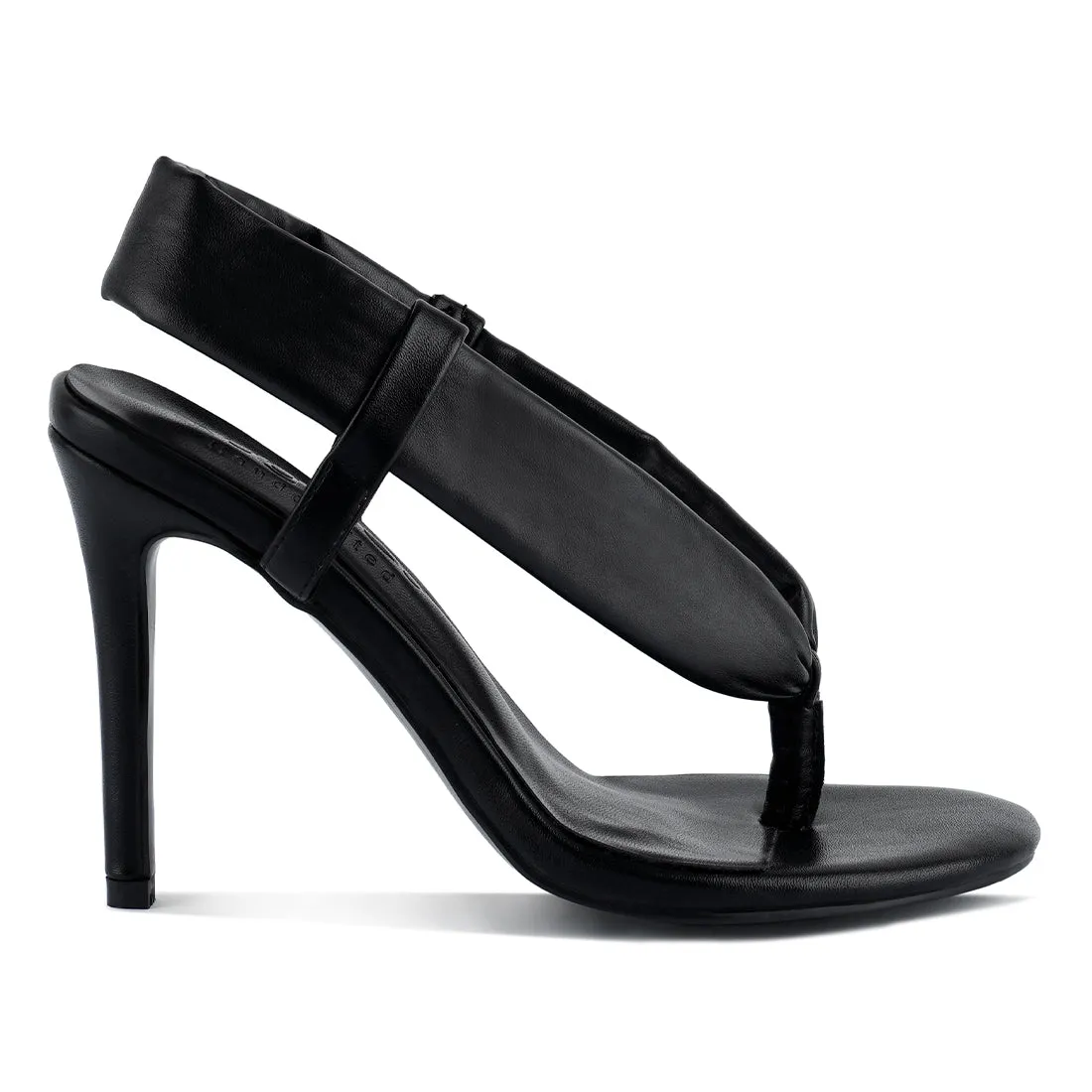 High Heeled Thong Sandals