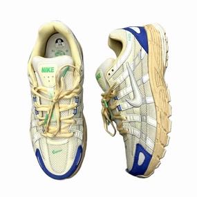 Smart Fit Perforated Vamp Shoes Sneakers By Nike In Blue & Tan, Size: 11
